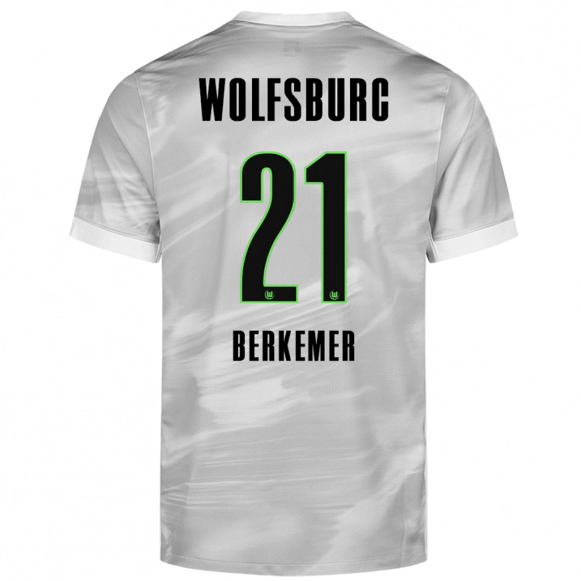 Danxen Damen Melvin Berkemer #21 Grau Weiß Auswärtstrikot Trikot 2025/26 T-Shirt