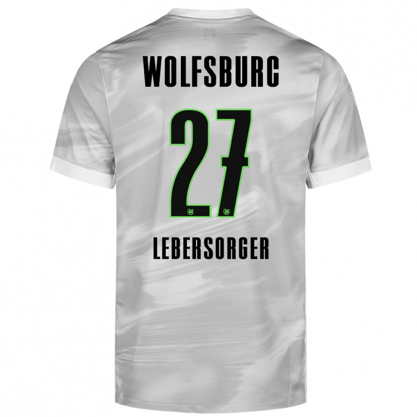 Danxen Damen Kevin Lebersorger #27 Grau Weiß Auswärtstrikot Trikot 2025/26 T-Shirt