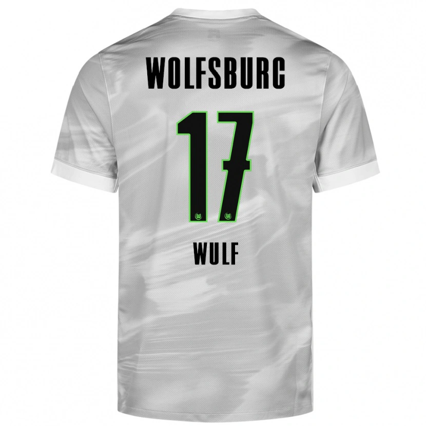 Danxen Damen Diego Wulf #17 Grau Weiß Auswärtstrikot Trikot 2025/26 T-Shirt