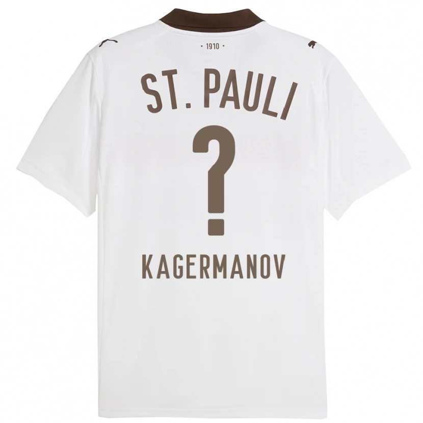 Danxen Damen Muslim Kagermanov #0 Weiß Rot Auswärtstrikot Trikot 2025/26 T-Shirt