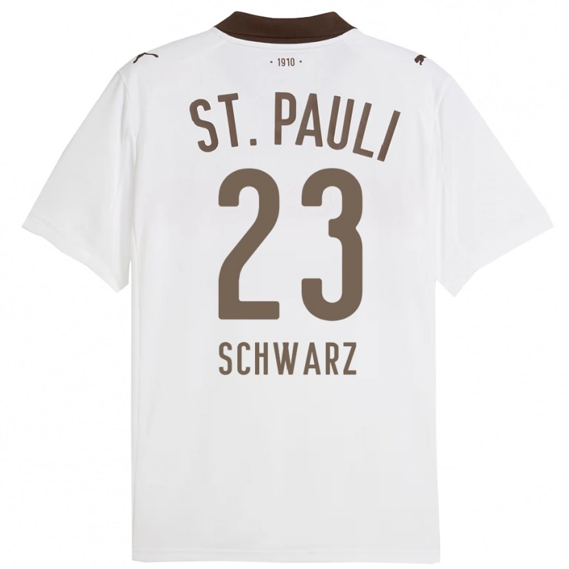 Danxen Damen Annika Schwarz #23 Weiß Rot Auswärtstrikot Trikot 2025/26 T-Shirt