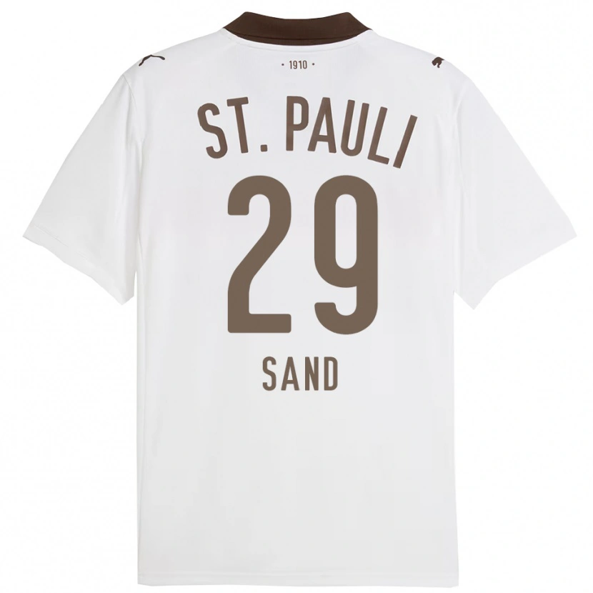 Danxen Damen Christoffer Sand #29 Weiß Rot Auswärtstrikot Trikot 2025/26 T-Shirt