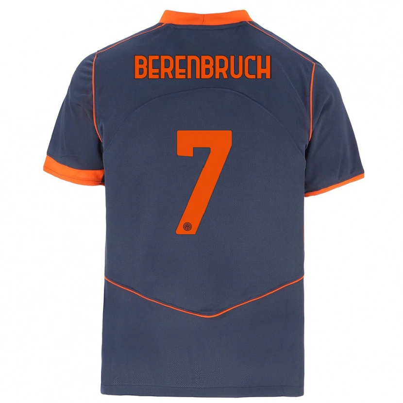 Danxen Damen Thomas Berenbruch #7 Grau Orange Ausweichtrikot Trikot 2025/26 T-Shirt