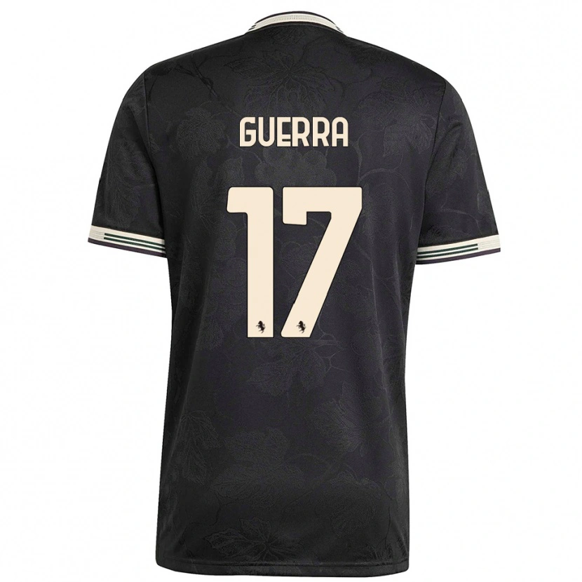 Danxen Damen Simone Guerra #17 Schwarz Weiß Grün Ausweichtrikot Trikot 2025/26 T-Shirt