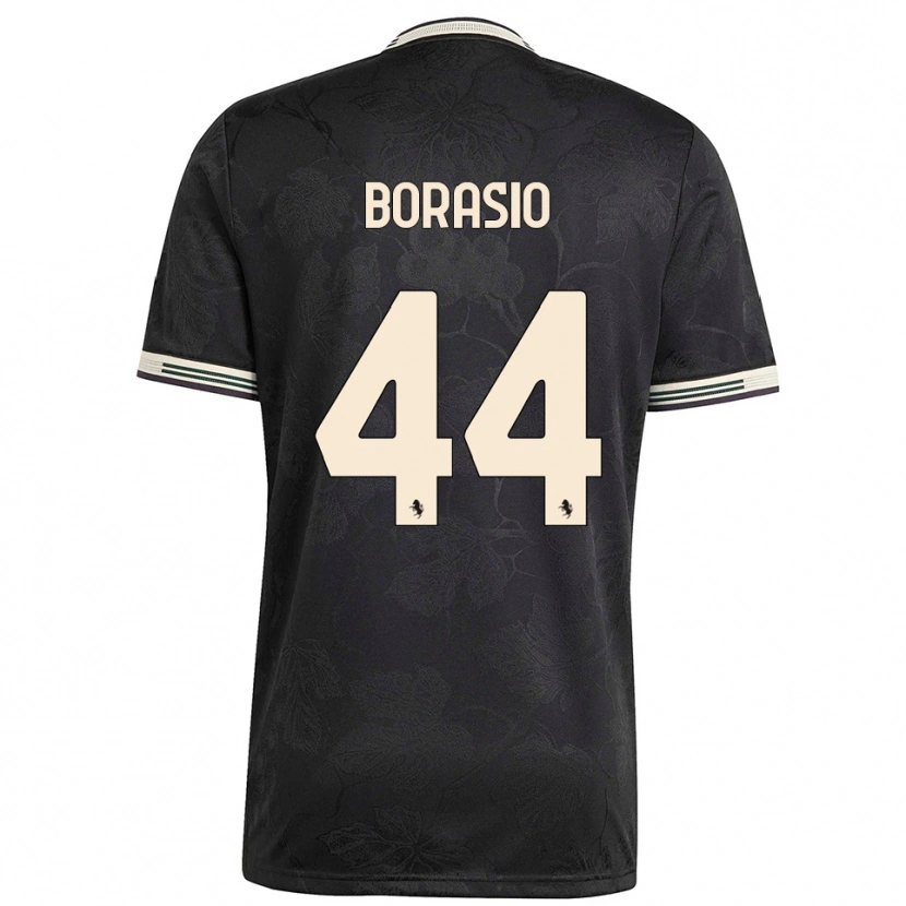 Danxen Damen Benit Borasio #44 Schwarz Weiß Grün Ausweichtrikot Trikot 2025/26 T-Shirt