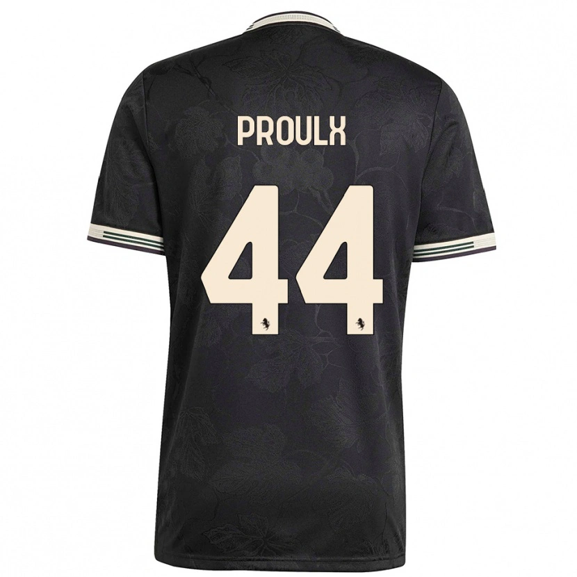 Danxen Damen Lysianne Proulx #44 Schwarz Weiß Grün Ausweichtrikot Trikot 2025/26 T-Shirt