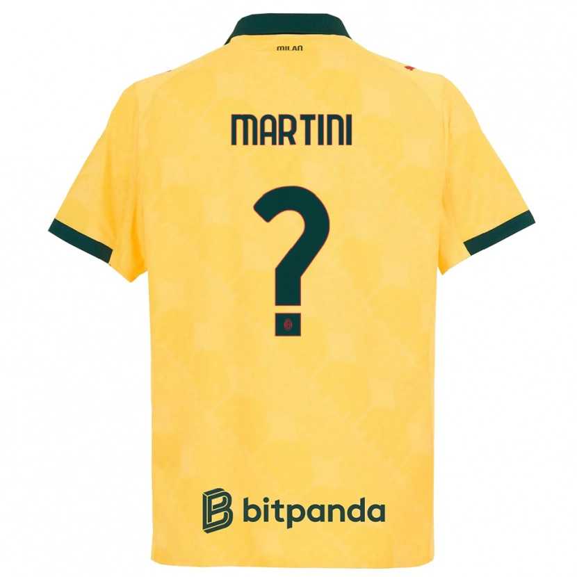 Danxen Damen Thomas Martini #0 Gelb Schwarz Ausweichtrikot Trikot 2025/26 T-Shirt