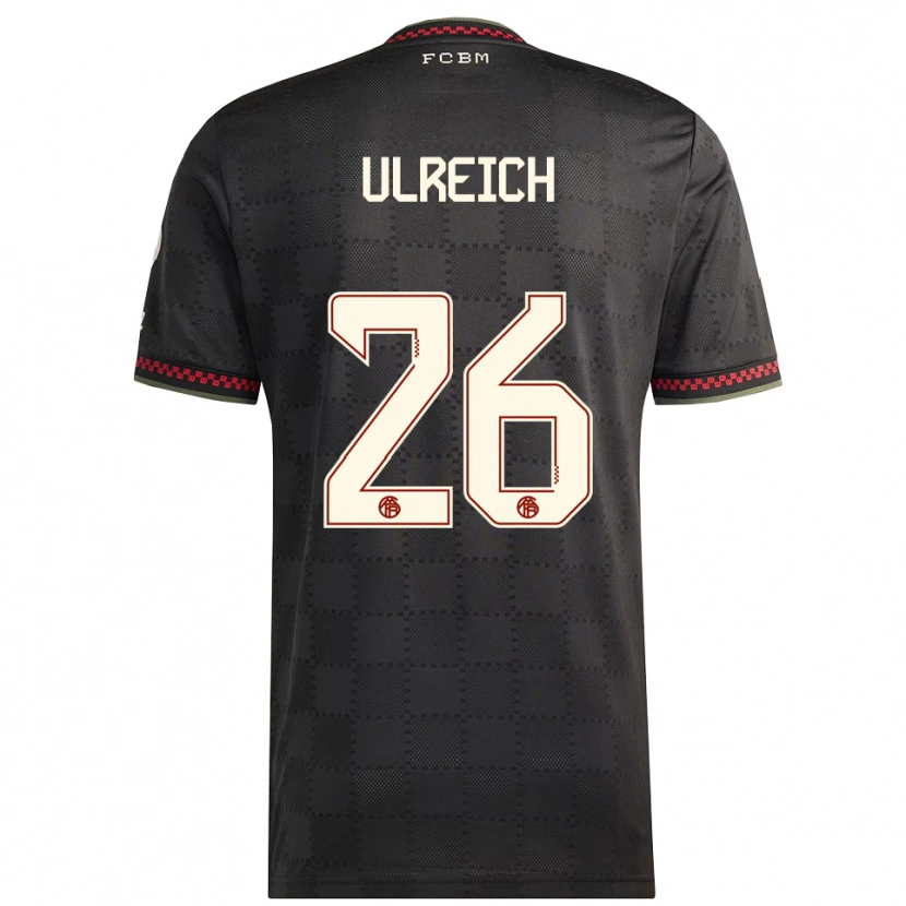 Danxen Damen Sven Ulreich #26 Schwarz Weiß Ausweichtrikot Trikot 2025/26 T-Shirt