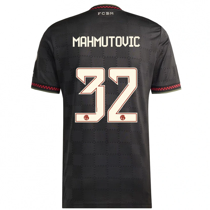 Danxen Damen Ena Mahmutovic #32 Schwarz Weiß Ausweichtrikot Trikot 2025/26 T-Shirt