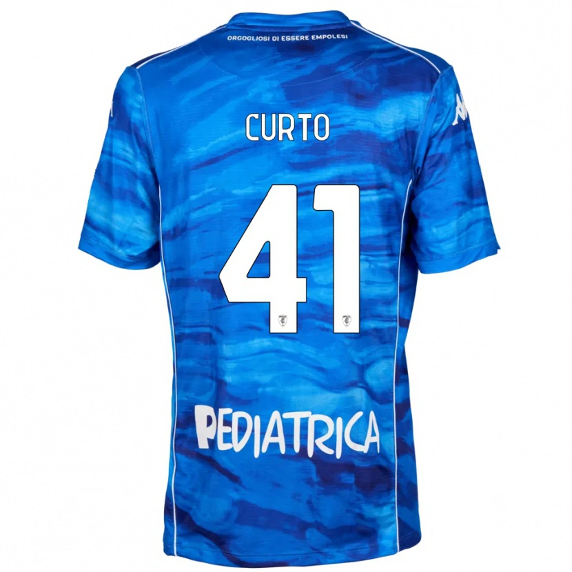 Danxen Kinder Marco Curto #41 Blau Weiß Heimtrikot Trikot 2025/26 T-Shirt