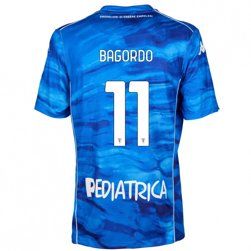 Danxen Kinder Cristian Bagordo #11 Blau Weiß Heimtrikot Trikot 2025/26 T-Shirt