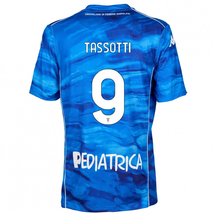 Danxen Kinder Denny Tassotti #9 Blau Weiß Heimtrikot Trikot 2025/26 T-Shirt