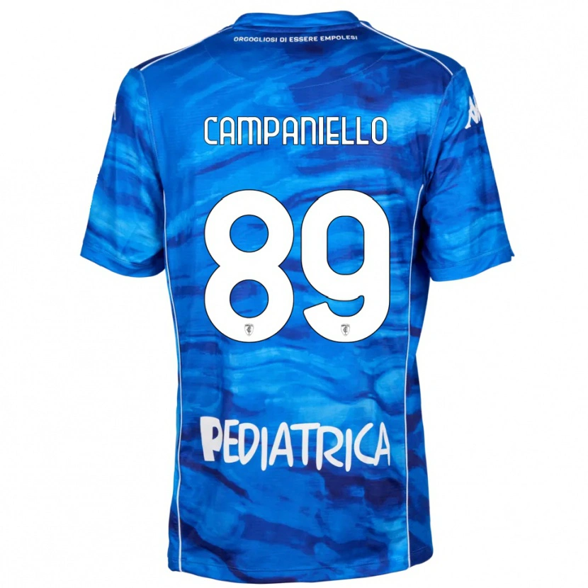 Danxen Kinder Thomas Campaniello #89 Blau Weiß Heimtrikot Trikot 2025/26 T-Shirt