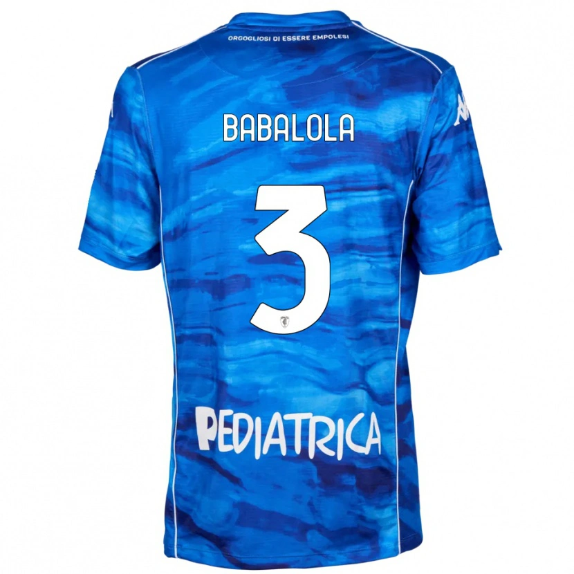 Danxen Kinder Samsondeen Babalola #3 Blau Weiß Heimtrikot Trikot 2025/26 T-Shirt