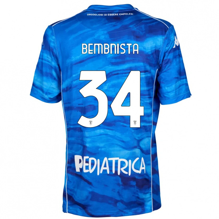 Danxen Kinder Dawid Bembnista #34 Blau Weiß Heimtrikot Trikot 2025/26 T-Shirt