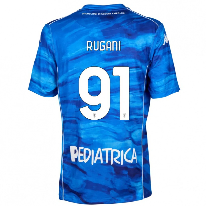 Danxen Kinder Tommaso Rugani #91 Blau Weiß Heimtrikot Trikot 2025/26 T-Shirt