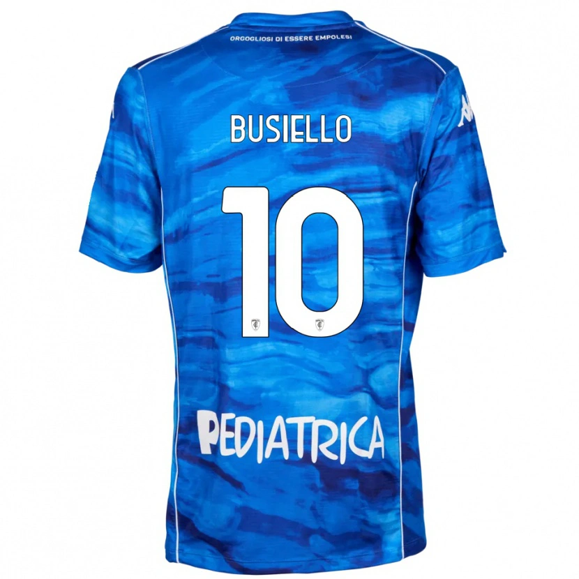 Danxen Kinder Danilo Busiello #10 Blau Weiß Heimtrikot Trikot 2025/26 T-Shirt