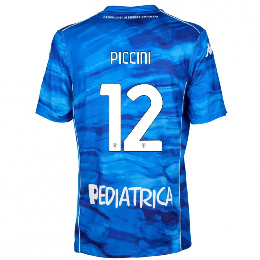 Danxen Kinder Bernardo Piccini #12 Blau Weiß Heimtrikot Trikot 2025/26 T-Shirt