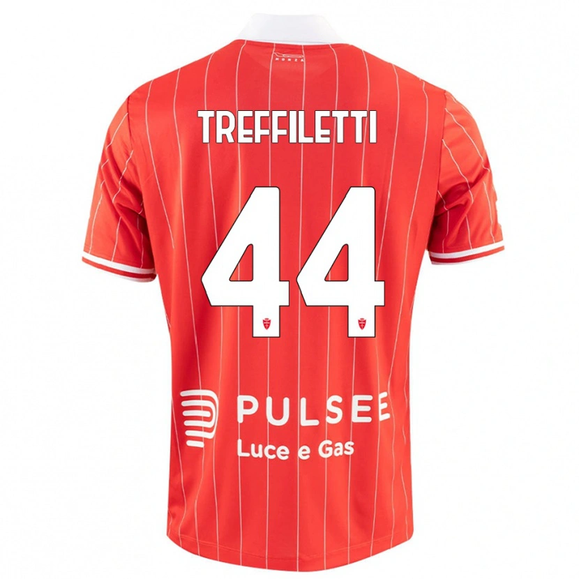Danxen Kinder Danilo Treffiletti #44 Rot Weiß Heimtrikot Trikot 2025/26 T-Shirt