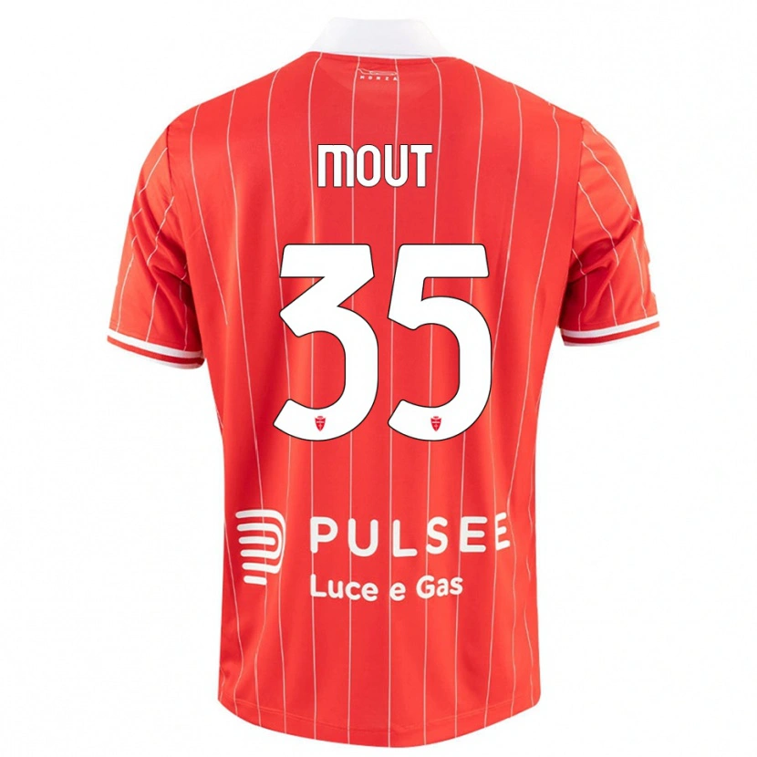 Danxen Kinder Mathis Mout #35 Rot Weiß Heimtrikot Trikot 2025/26 T-Shirt