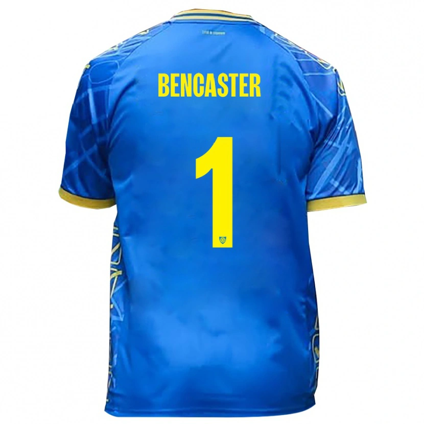 Danxen Kinder Mattia Bencaster #1 Himmelblau Gelb Heimtrikot Trikot 2025/26 T-Shirt