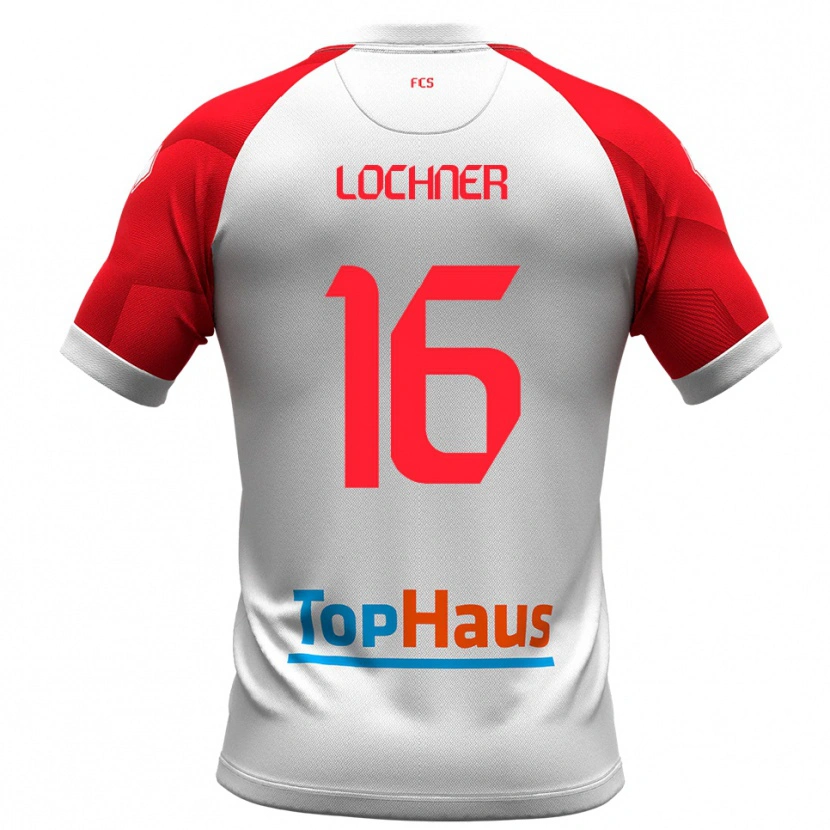 Danxen Kinder Filippo Lochner #16 Weiß Rot Heimtrikot Trikot 2025/26 T-Shirt
