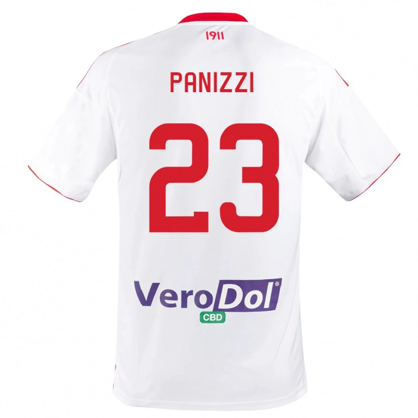 Danxen Kinder Erik Panizzi #23 Weiß Rot Heimtrikot Trikot 2025/26 T-Shirt