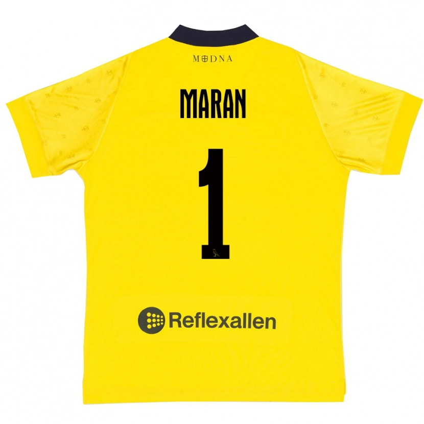 Danxen Kinder Andrea Maran #1 Gelb Marineblau Heimtrikot Trikot 2025/26 T-Shirt