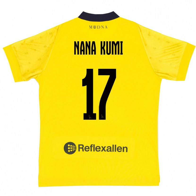 Danxen Kinder Ronald Nana Kumi #17 Gelb Marineblau Heimtrikot Trikot 2025/26 T-Shirt