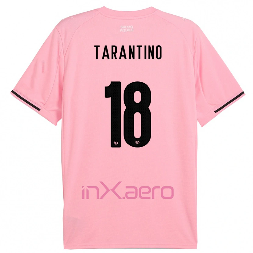 Danxen Kinder Antonino Tarantino #18 Pink Schwarz Heimtrikot Trikot 2025/26 T-Shirt
