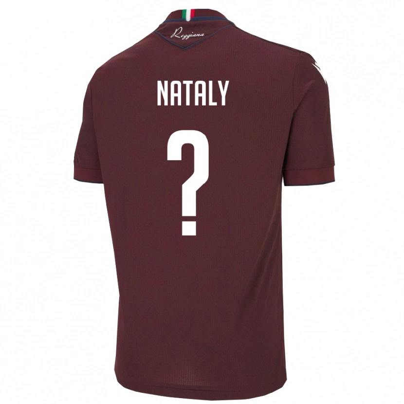Danxen Kinder Massa Nataly #0 Burgund Weiß Heimtrikot Trikot 2025/26 T-Shirt