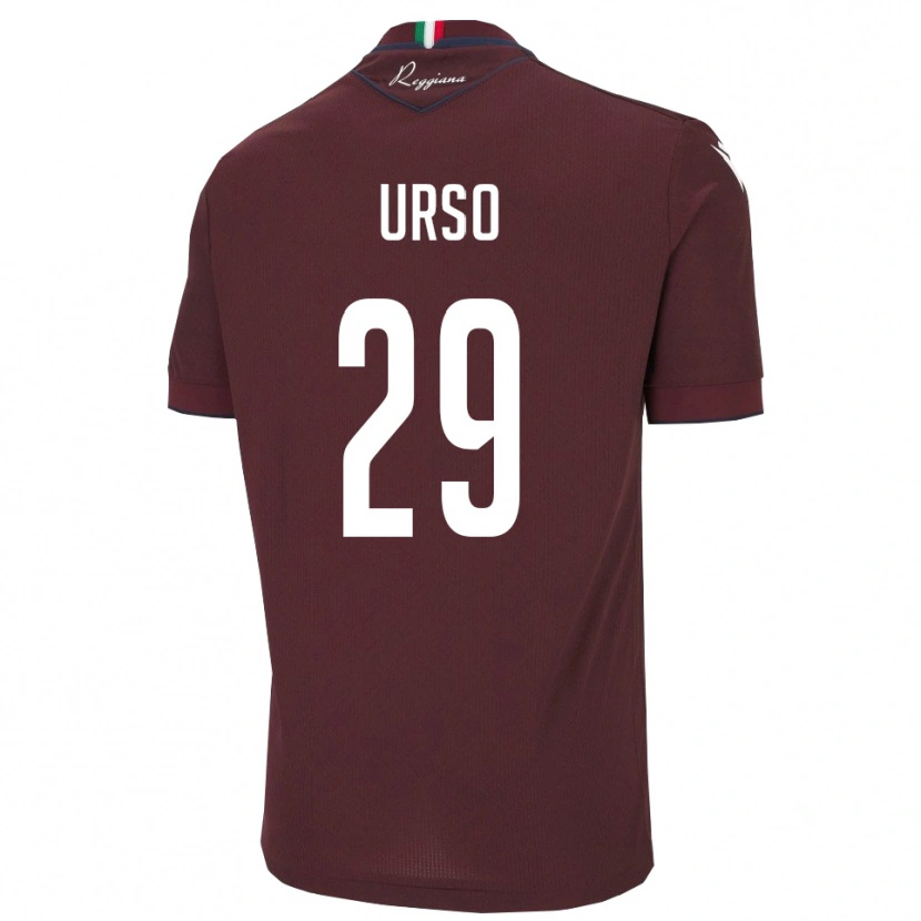 Danxen Kinder Oliver Urso #29 Burgund Weiß Heimtrikot Trikot 2025/26 T-Shirt