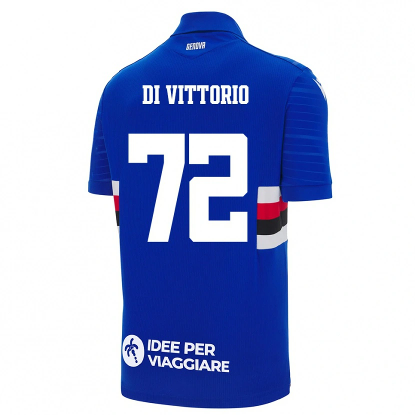 Danxen Kinder Irene Di Vittorio #72 Blau Weiß Heimtrikot Trikot 2025/26 T-Shirt