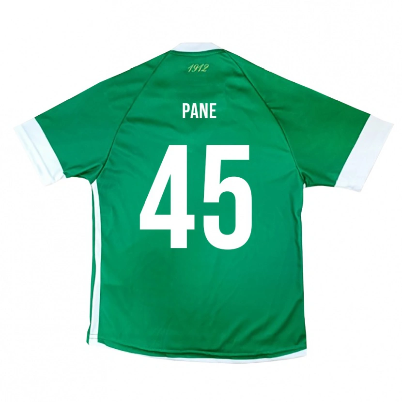 Danxen Kinder Pasquale Pane #45 Grün Weiß Heimtrikot Trikot 2025/26 T-Shirt