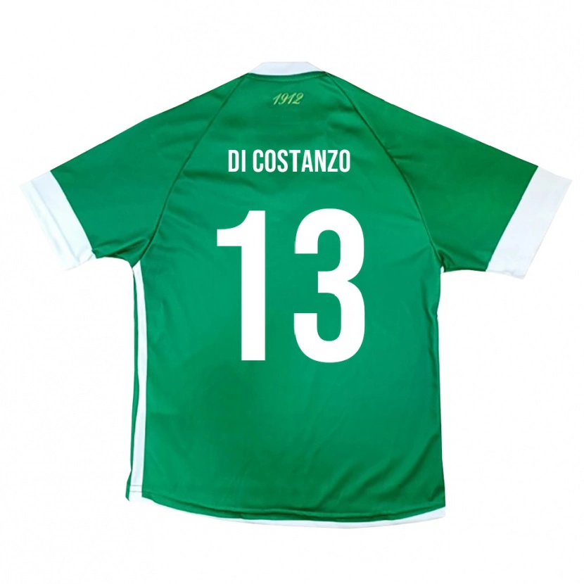 Danxen Kinder Raffaele Maria Di Costanzo #13 Grün Weiß Heimtrikot Trikot 2025/26 T-Shirt