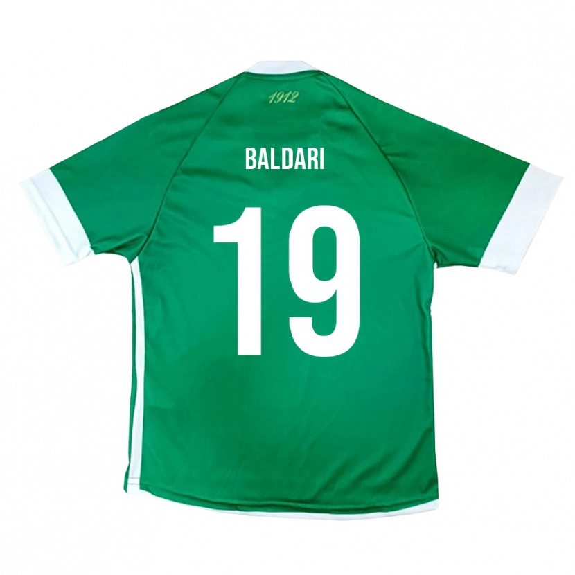 Danxen Kinder Gabriele Baldari #19 Grün Weiß Heimtrikot Trikot 2025/26 T-Shirt