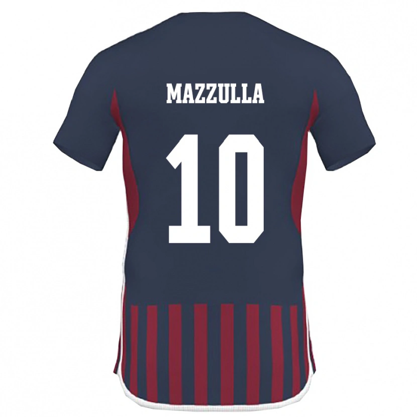 Danxen Kinder Adolfo Mazzulla #10 Marineblau Rot Heimtrikot Trikot 2025/26 T-Shirt