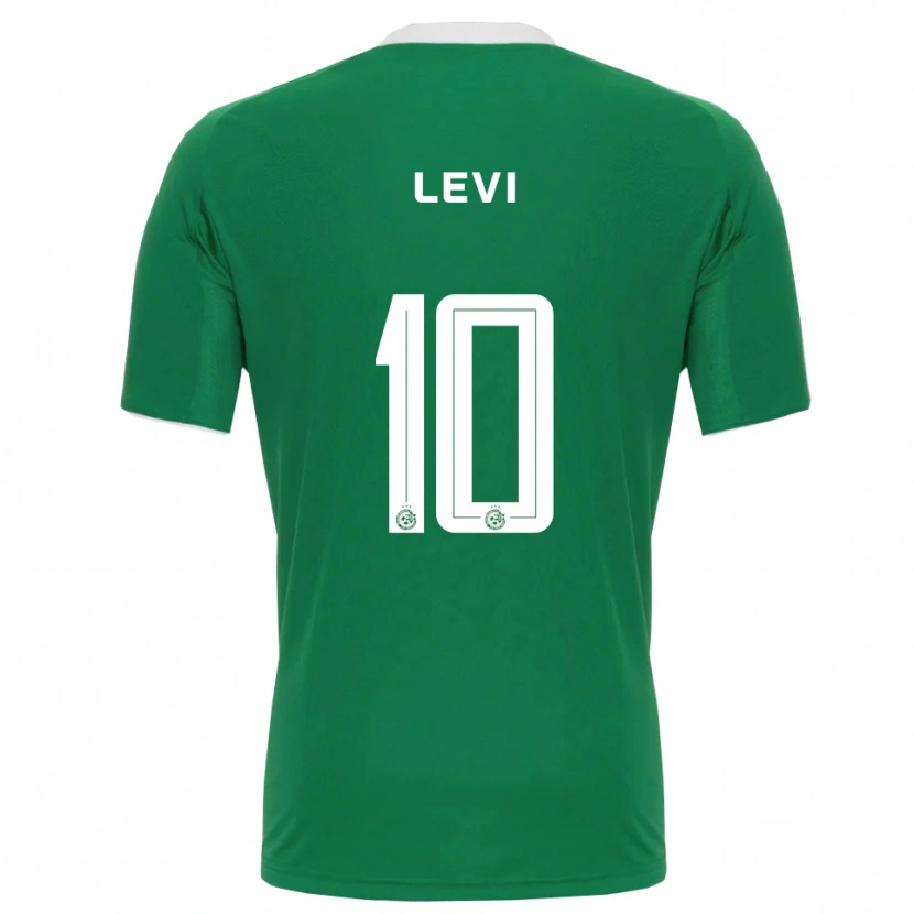 Danxen Kinder Yarin Levi #10 Grün Weiß Heimtrikot Trikot 2025/26 T-Shirt