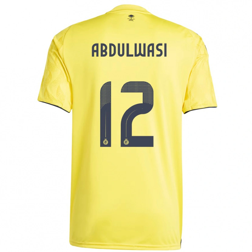 Danxen Kinder Dalal Abdulwasi #12 Gelb Schwarz Heimtrikot Trikot 2025/26 T-Shirt
