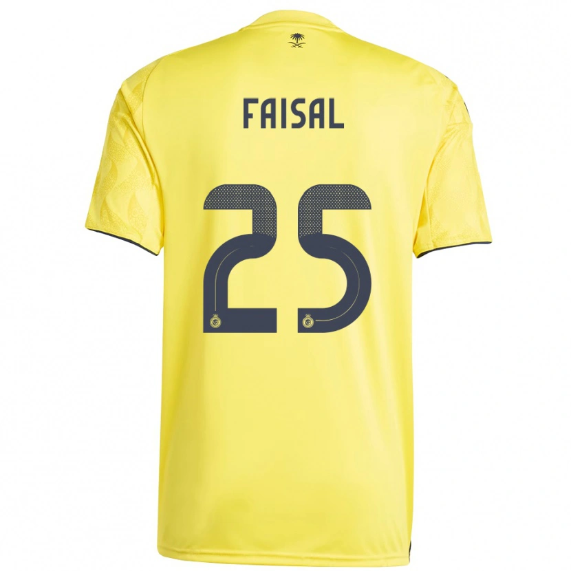 Danxen Kinder Samira Faisal #25 Gelb Schwarz Heimtrikot Trikot 2025/26 T-Shirt