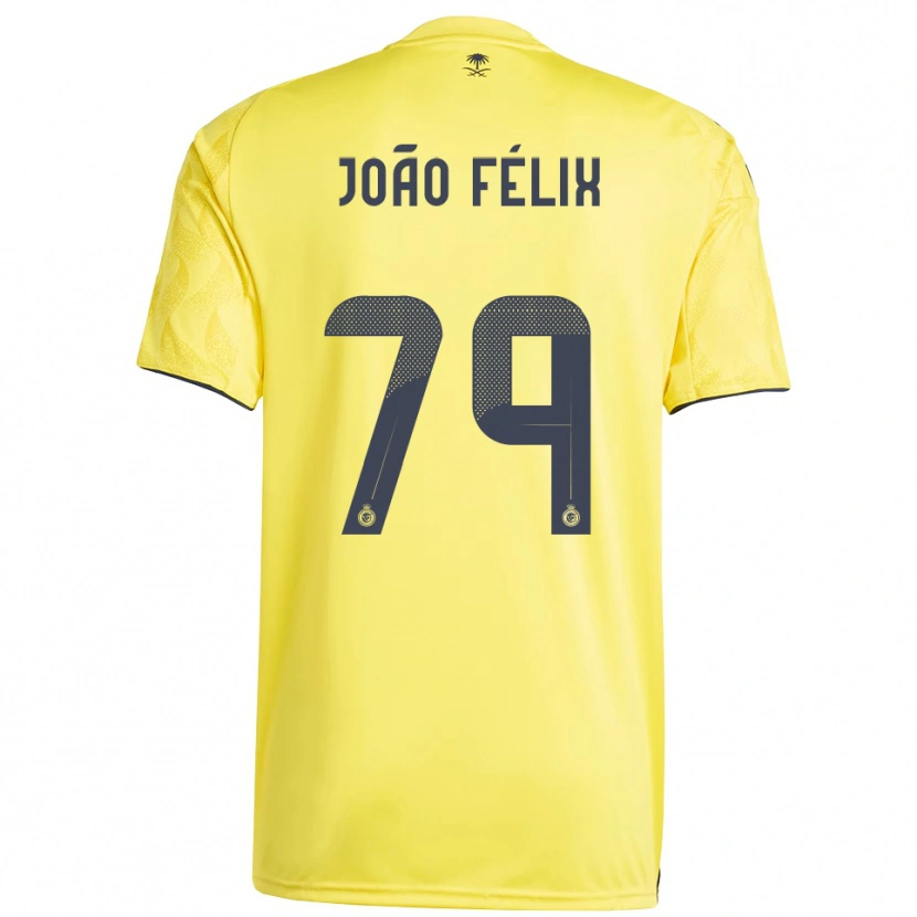Danxen Kinder João Félix #79 Gelb Schwarz Heimtrikot Trikot 2025/26 T-Shirt