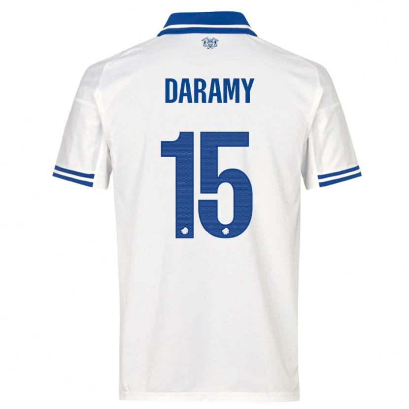 Danxen Kinder Abdul Daramy #15 Weiß Blau Heimtrikot Trikot 2025/26 T-Shirt