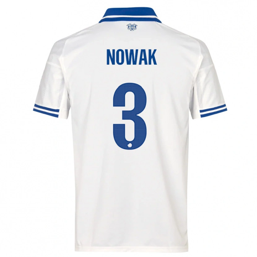 Danxen Kinder Julie Nowak #3 Weiß Blau Heimtrikot Trikot 2025/26 T-Shirt