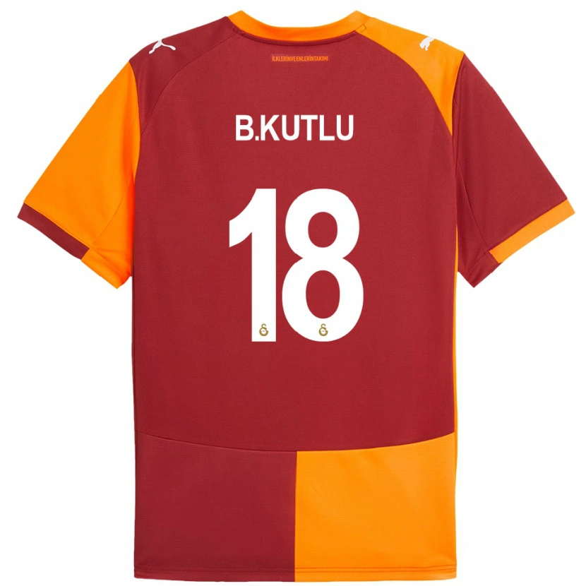 Danxen Kinder Berkan Kutlu #18 Rot Orange Heimtrikot Trikot 2025/26 T-Shirt