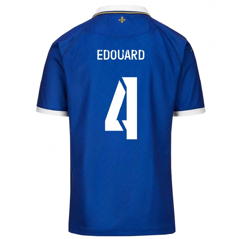 Danxen Kinder Paul Edouard #4 Blau Gold Heimtrikot Trikot 2025/26 T-Shirt