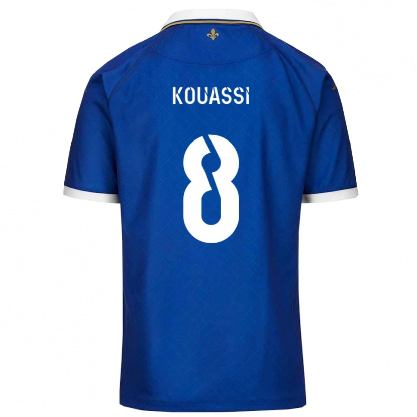 Danxen Kinder Odilon Kouassi #8 Blau Gold Heimtrikot Trikot 2025/26 T-Shirt