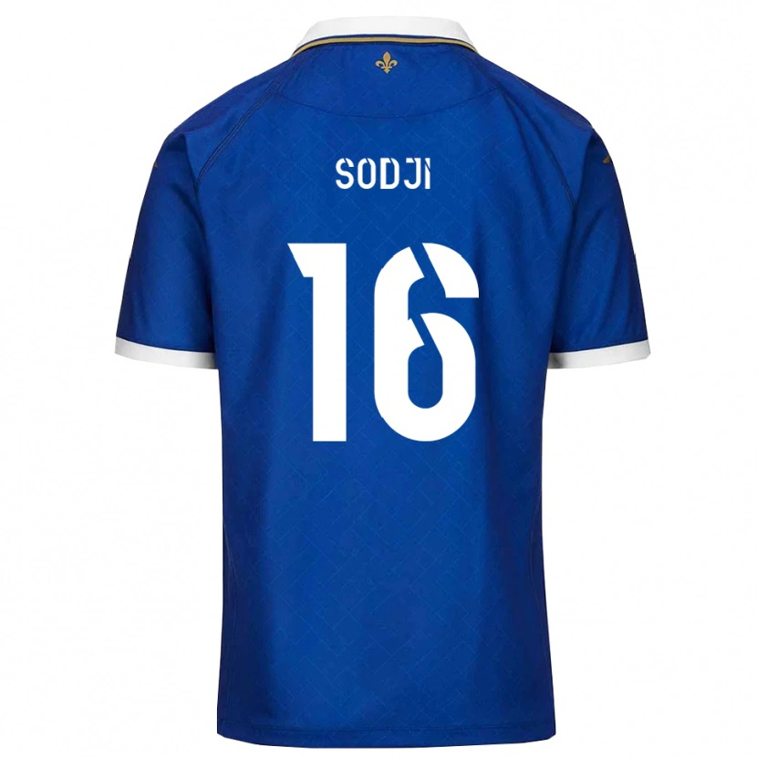 Danxen Kinder Alexandre Sodji #16 Blau Gold Heimtrikot Trikot 2025/26 T-Shirt