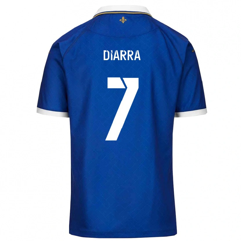 Danxen Kinder Cheick Diarra #7 Blau Gold Heimtrikot Trikot 2025/26 T-Shirt