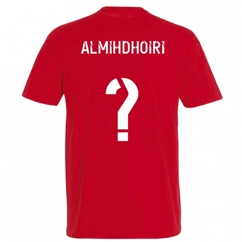 Danxen Kinder Younes Almihdhoiri #0 Rot Gelb Heimtrikot Trikot 2025/26 T-Shirt