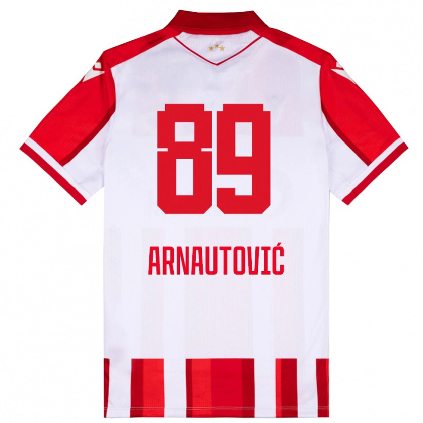 Danxen Kinder Marko Arnautovic #89 Rot Weiß Heimtrikot Trikot 2025/26 T-Shirt